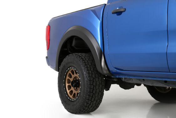 '19-23 Ford Ranger Raptor Style Bedsides-3.5" Bulge Display on Vehicle