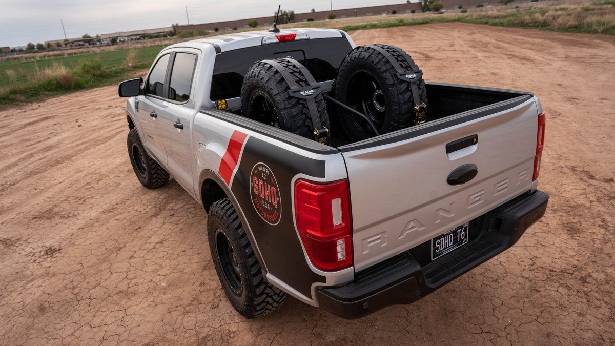 '19-23 Ford Ranger SDHQ Built In Bed Chase Rack Chase Rack SDHQ Off Road