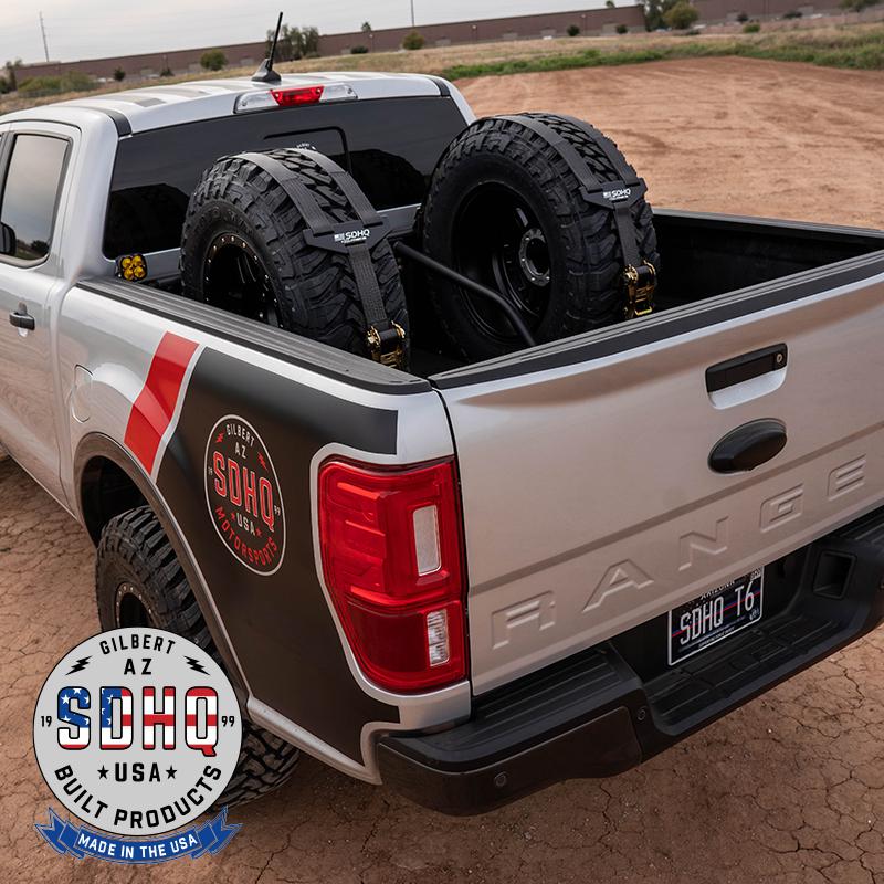 '19-23 Ford Ranger SDHQ Built In Bed Chase Rack Chase Rack SDHQ Off Road