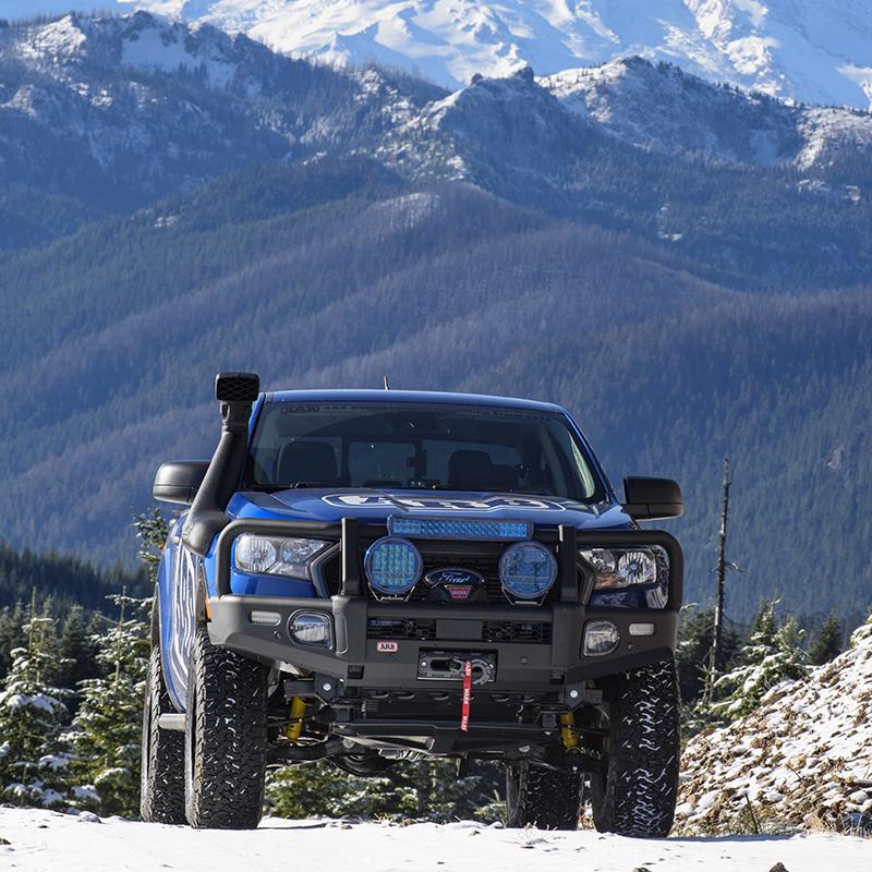 '19-22 Ford Ranger Summit Series Bumper ARB display on Vehicle (Front View)
