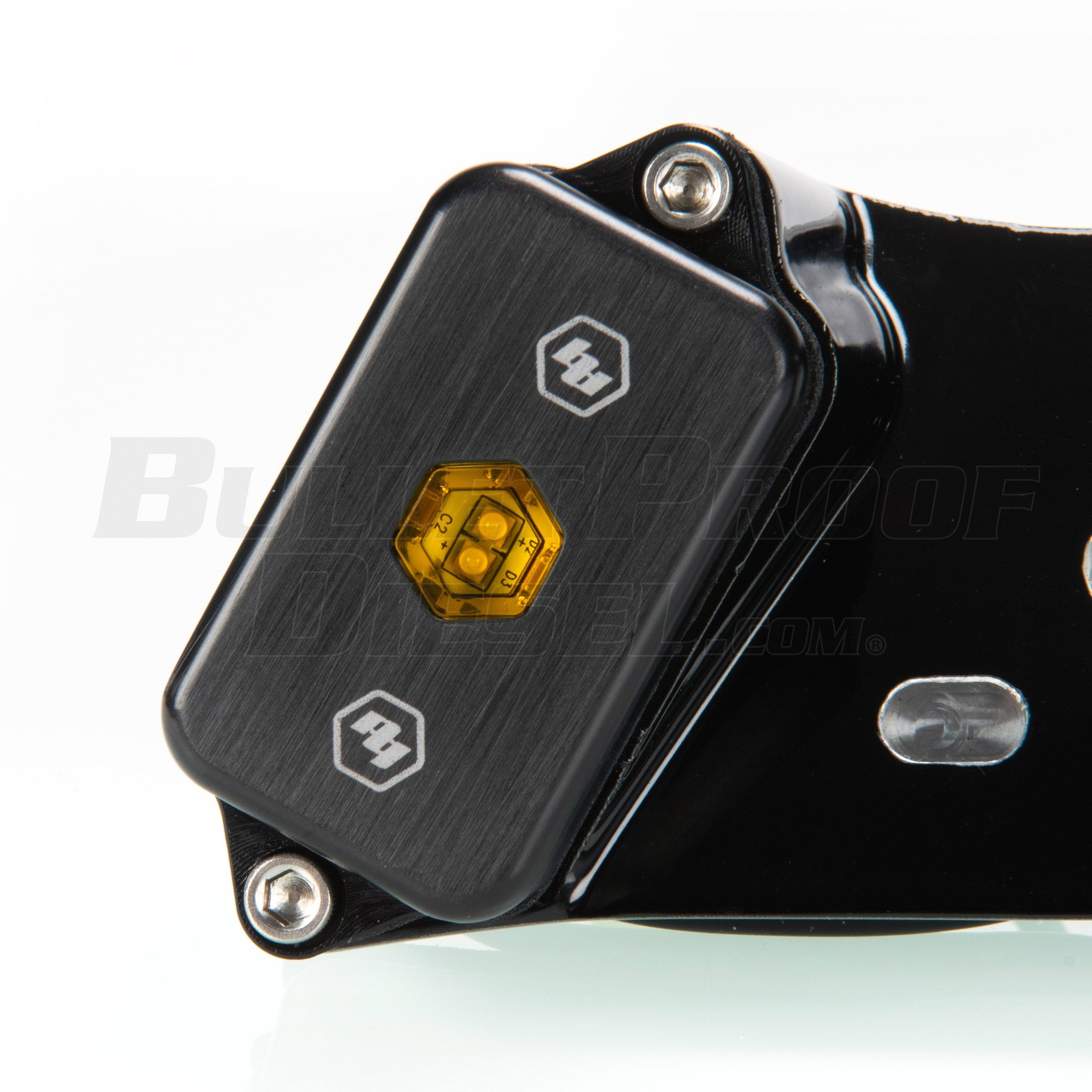 '19-24 Ford Ranger Third Brake Light Dual Antenna Mount w/ Baja Designs LED's Close-up Display