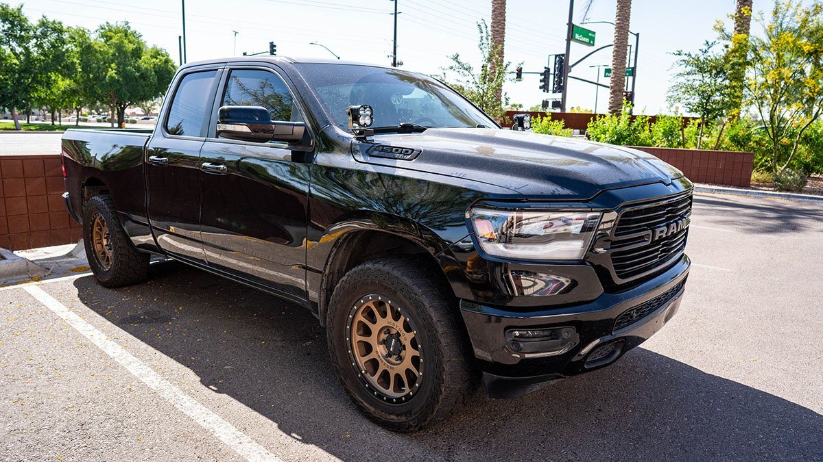 '19-Current Ram 1500 SDHQ Built A-Pillar Light Mounts Lighting SDHQ Off Road