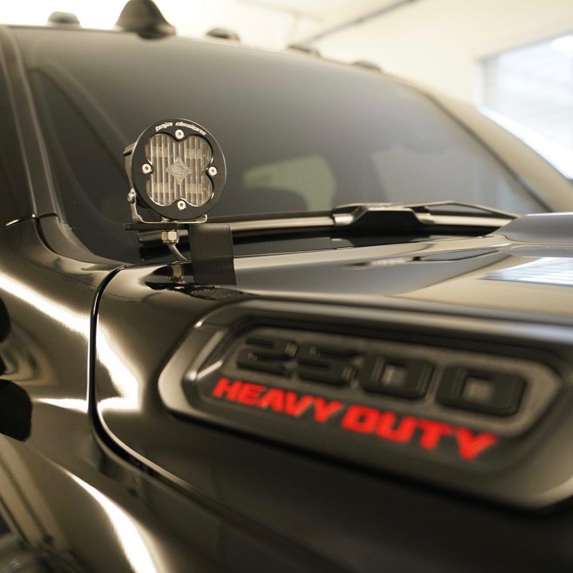 '19-23 Ram 2500/3500 SDHQ Built A-Pillar Light Mounts Lighting SDHQ Off Road close-up