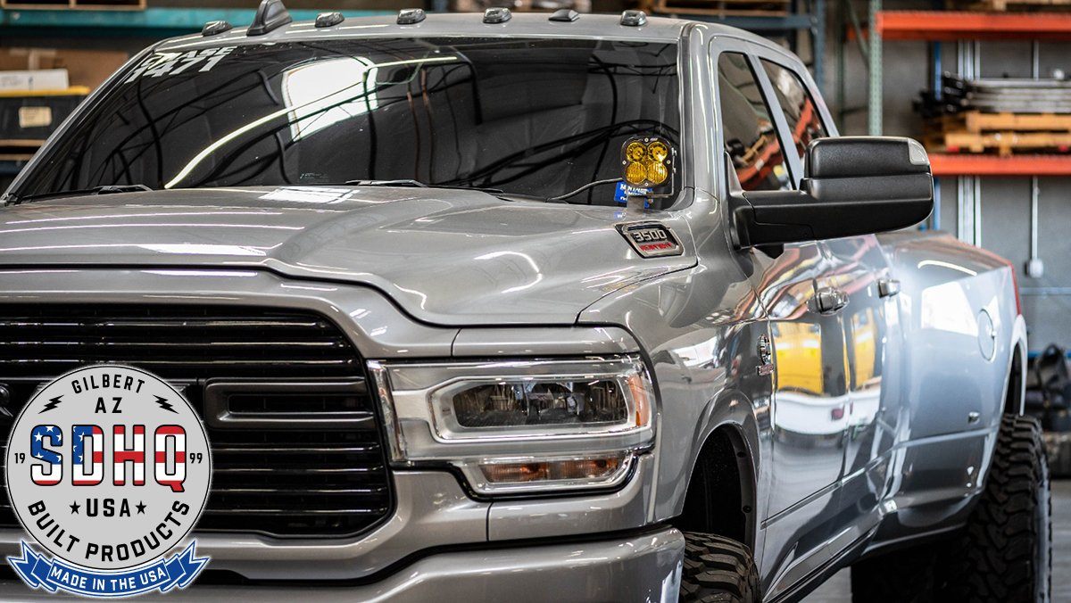 '19-23 Ram 2500/3500 SDHQ Built A-Pillar Light Mounts Lighting SDHQ Off Road