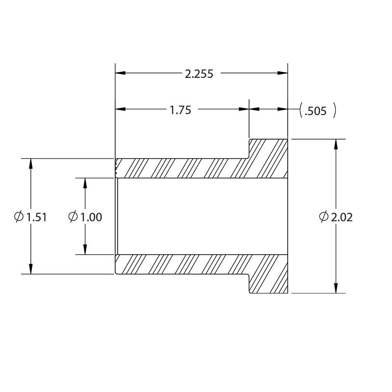2" Urethane Half Bushing Bushings SDHQ Off Road