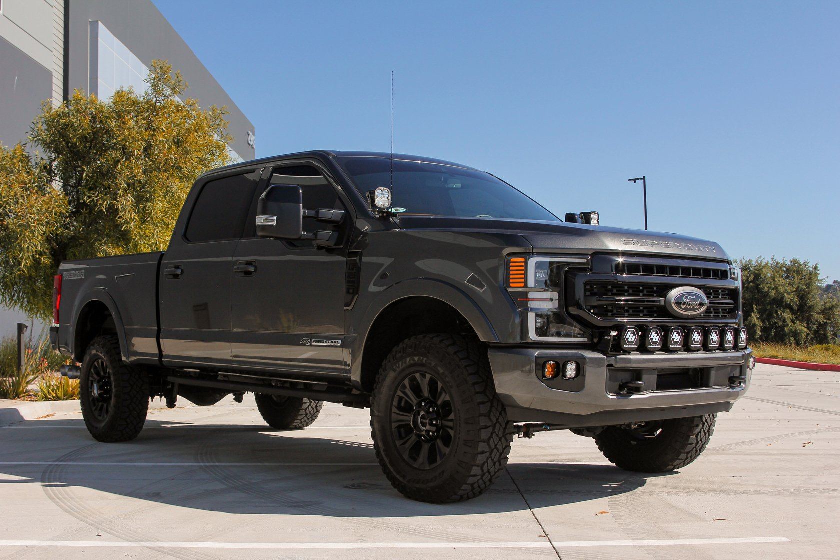 '20-22 Ford F250/350 XL Linkable LED Light Kit Lighting Baja Designs display on Vehicle