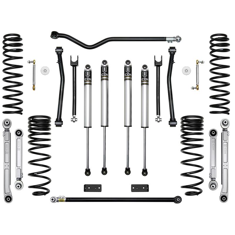20-23 Jeep Gladiator (JT) 2.5" Suspension System-Stage 5 Suspension Icon Vehicle Dynamics Billet Adjustable Lower and Upper Links  parts
