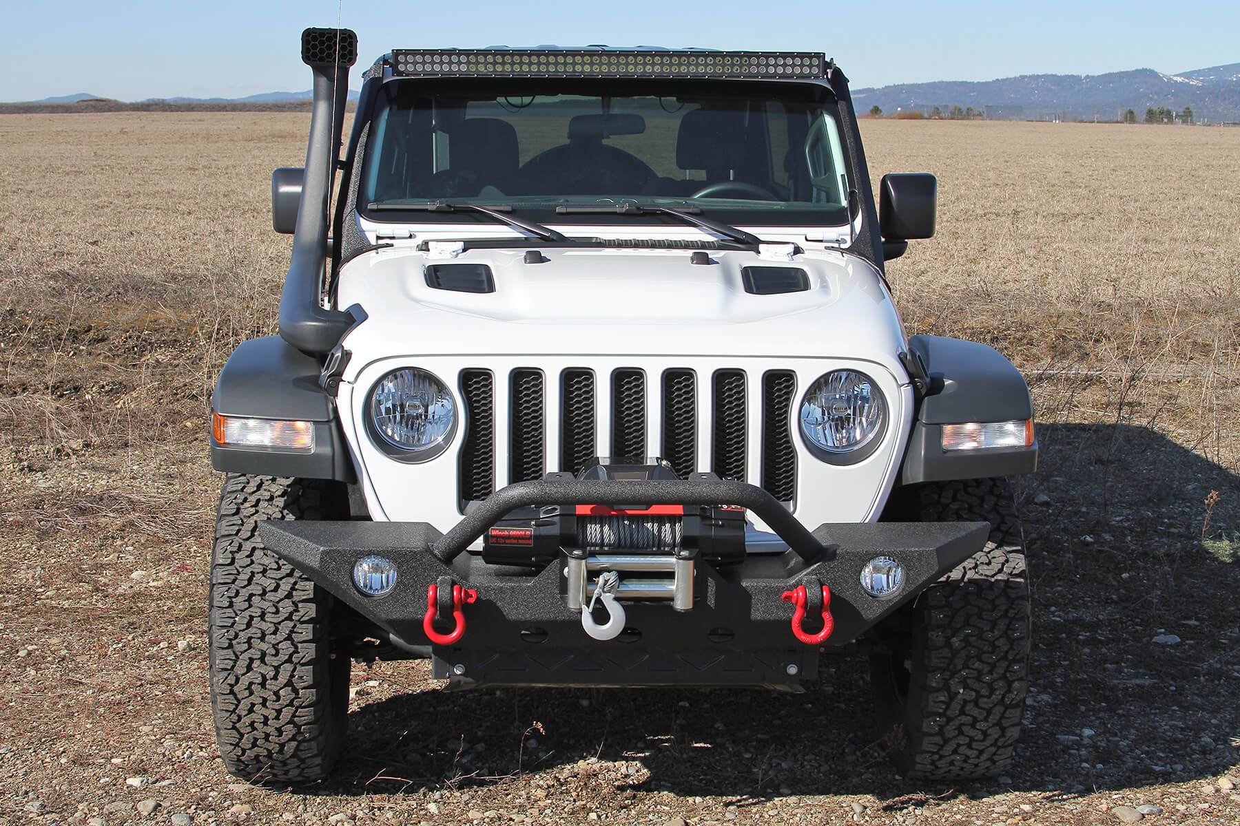 '20-23 Jeep Gladiator (JT) Delta Force Performance Air Intake Display on Vehicle