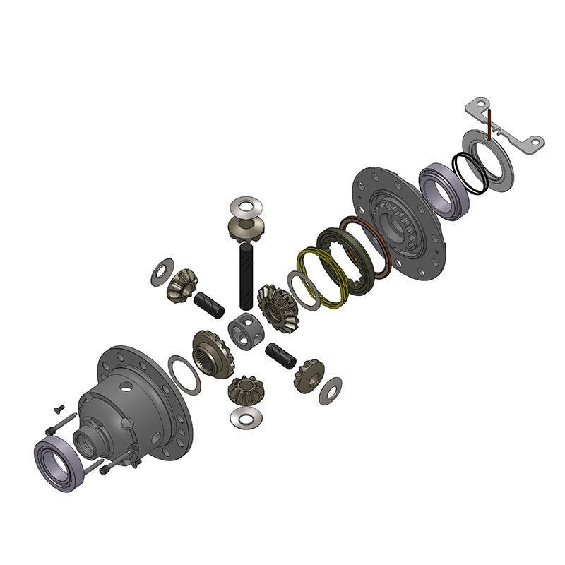 '20-23 Jeep JT Gladiator Air Locker Drivetrain ARB Diagram of Internal Parts