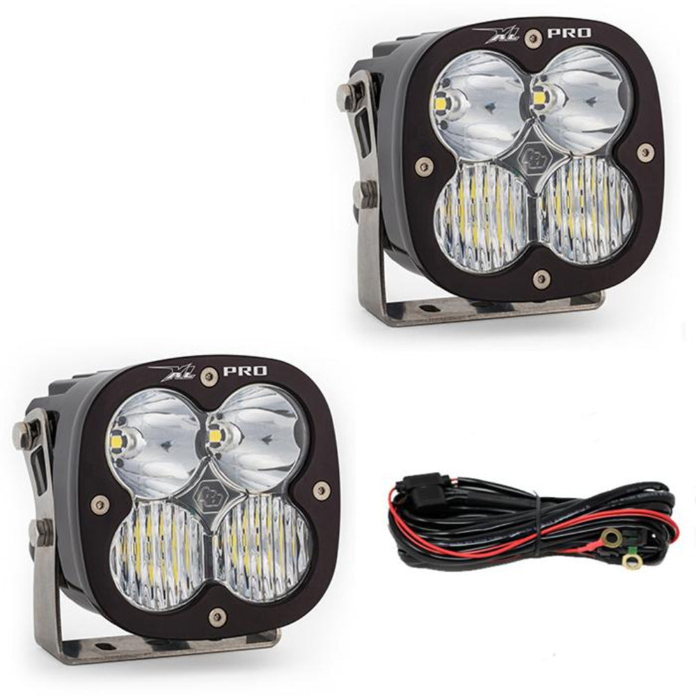 '20-22 Jeep JT Gladiator Rubicon Steel Bumper Kit Lighting Baja Designs Display of Included Parts