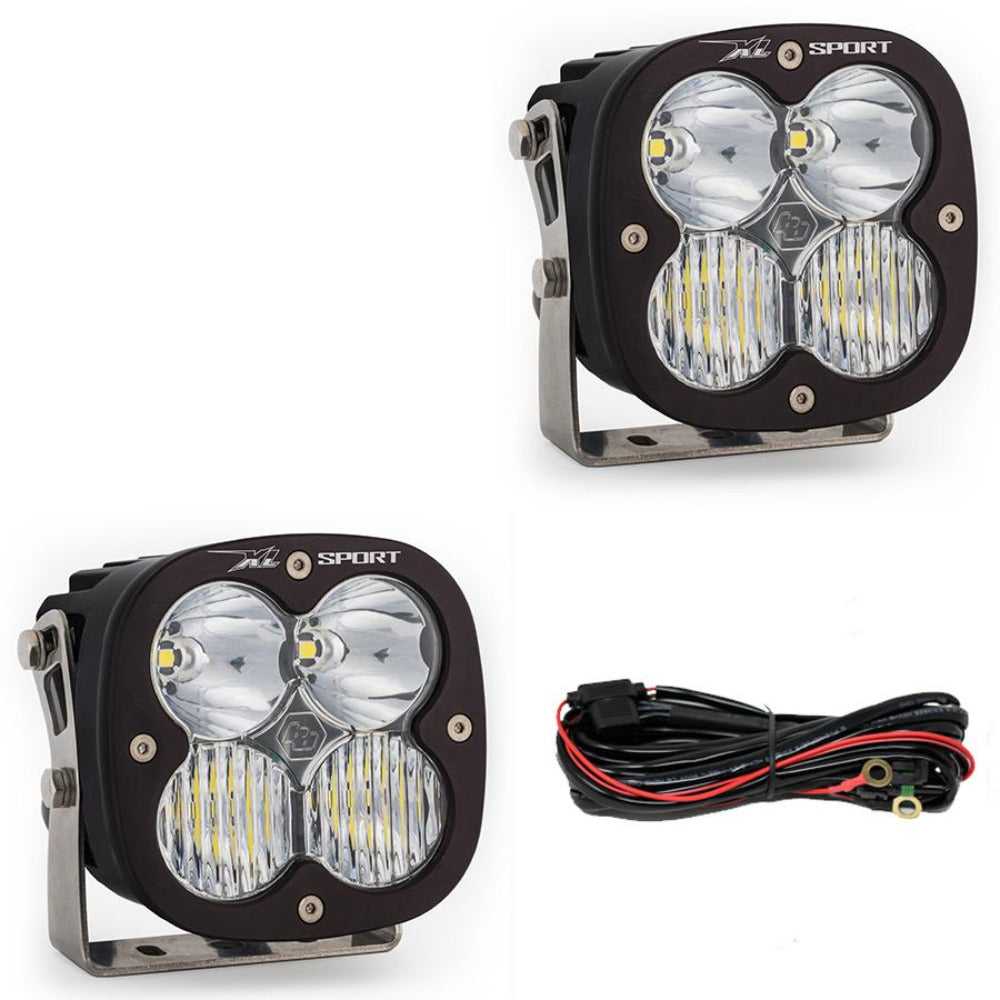 '20-22 Jeep JT Gladiator Rubicon Steel Bumper Kit Lighting Baja Designs Display of Included Parts