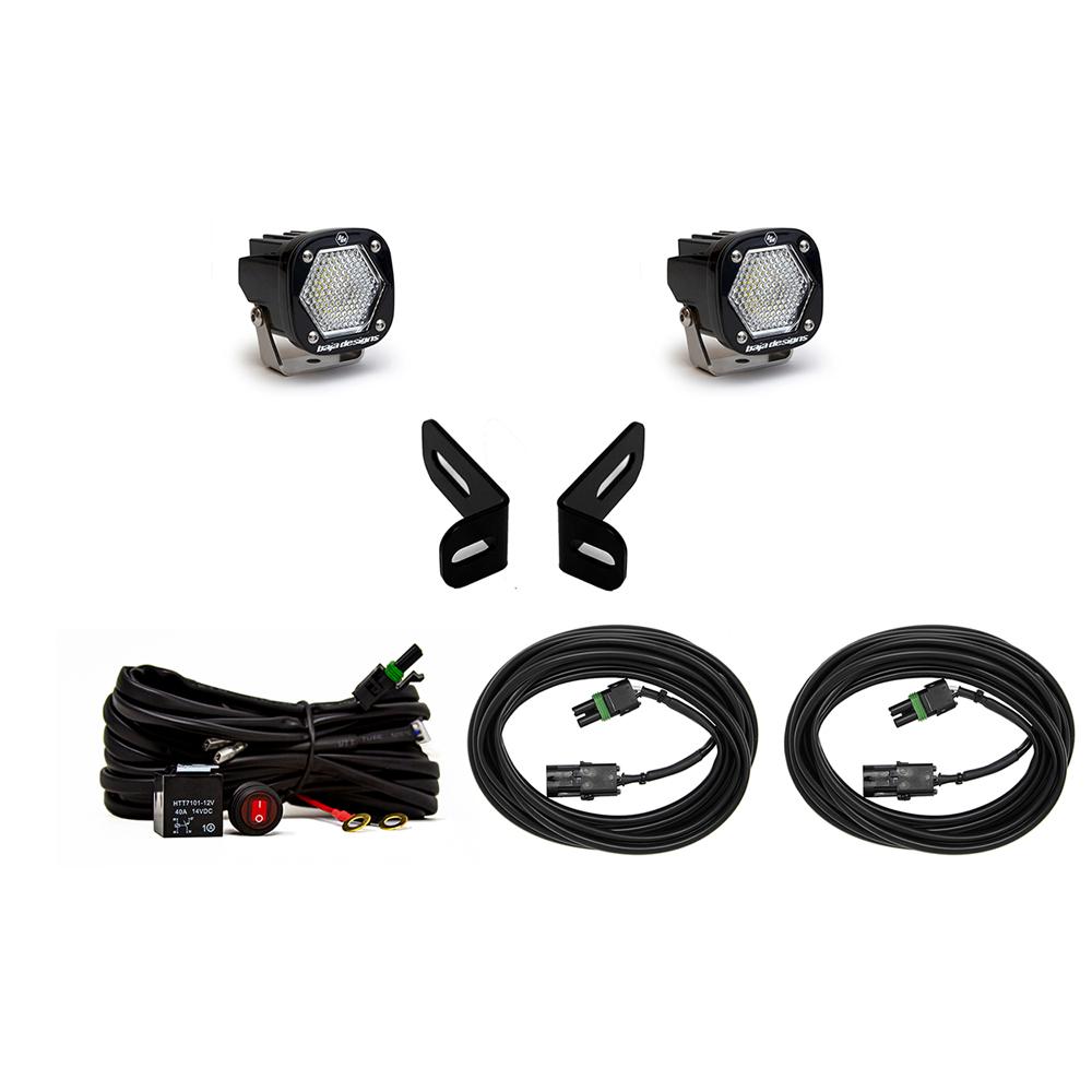 '21-23 Ford Bronco Sport S1 Series Reverse Light Kit Lighting Baja Designs Display of Included Parts