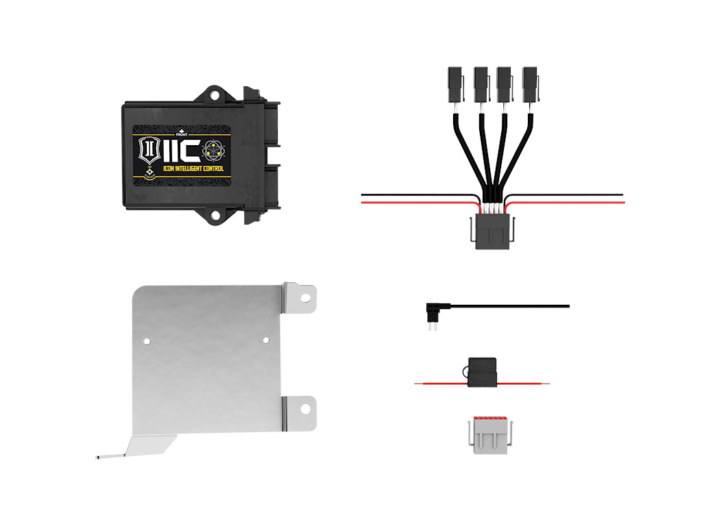 21-23 Ford Bronco Icon Intelligent Control Install Kit parts