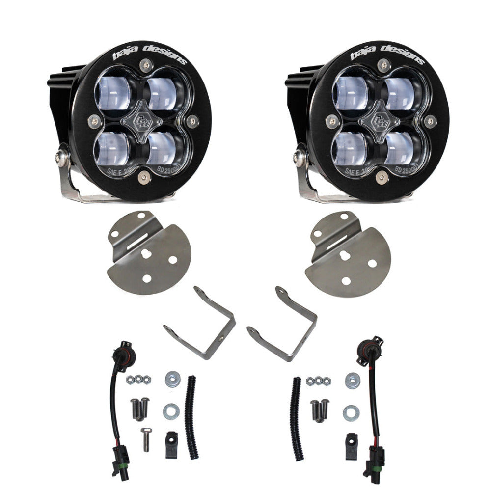 '15-19 Chevy/GMC SAE Fog Light Kit Baja Designs Display of Included Parts