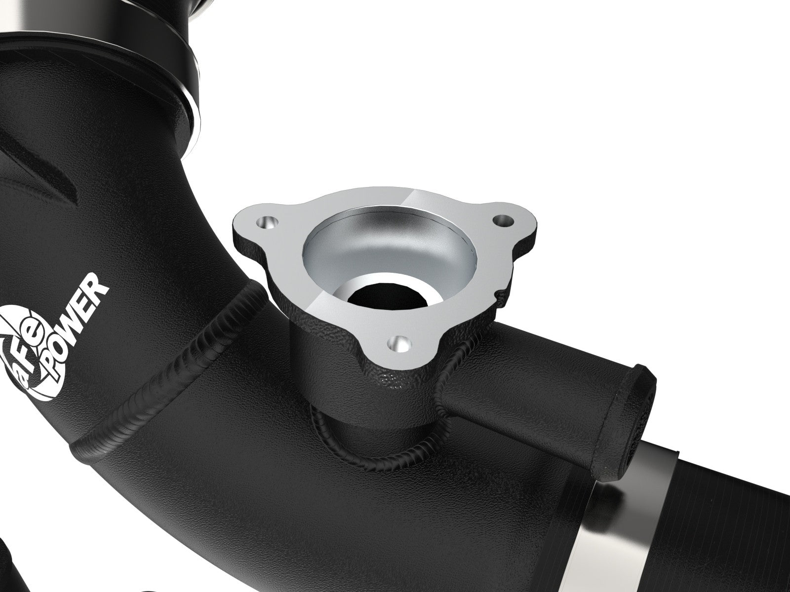 22-23 Toyota Tundra aFe BladeRunner 2.5" Aluminum Hot Charge Pipe close-up