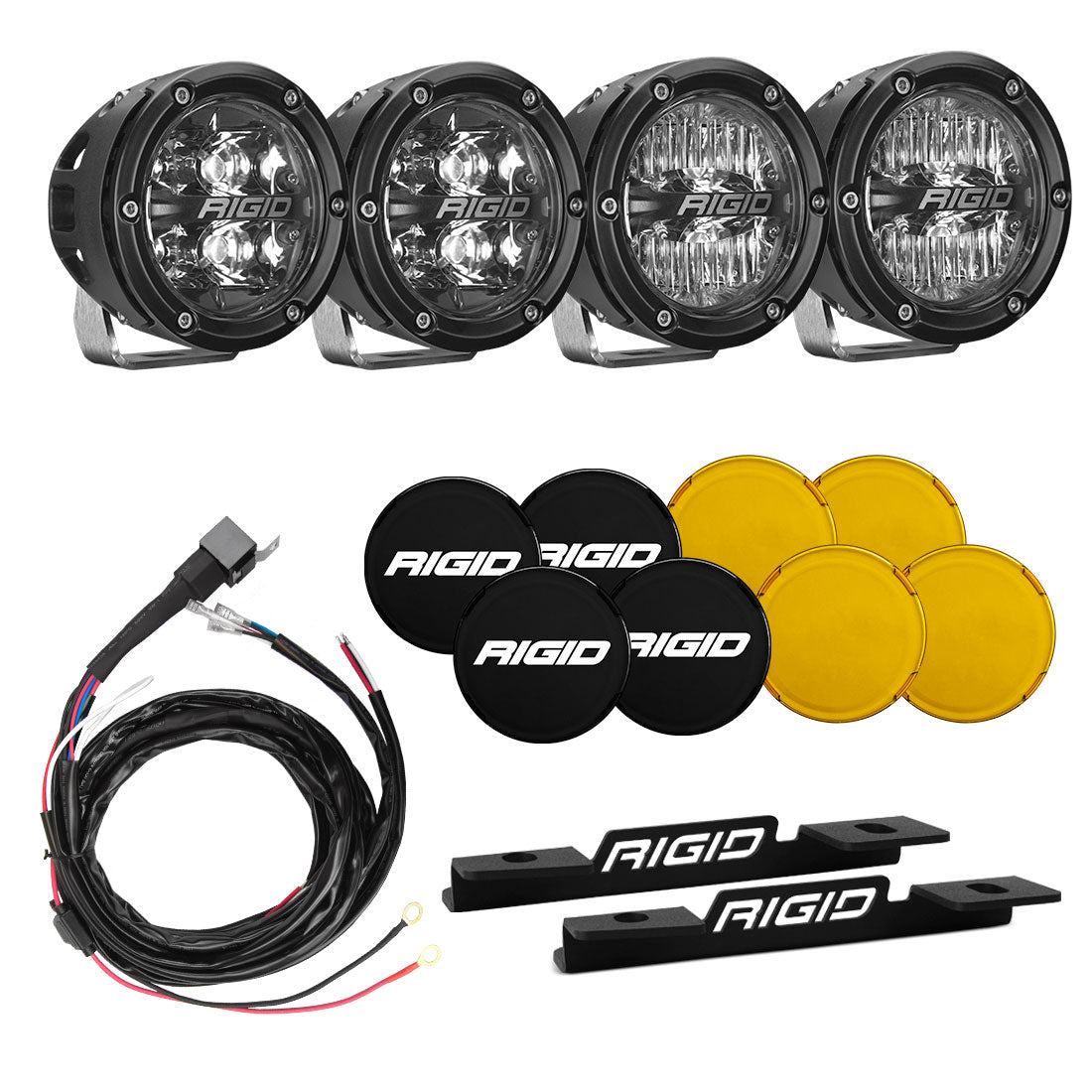 '21-23 Ford Bronco Rigid A-Pillar 360 Series LED Light Kit parts