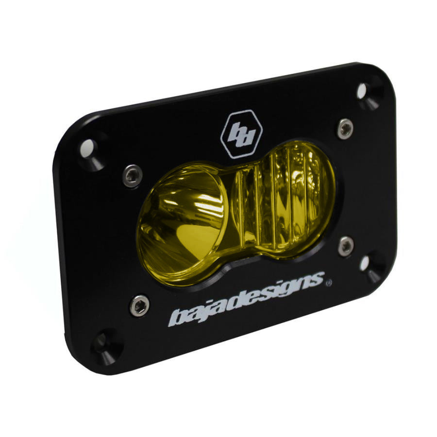 Baja Designs S2 Sport Flush Mount LED Light (Amber Lens)