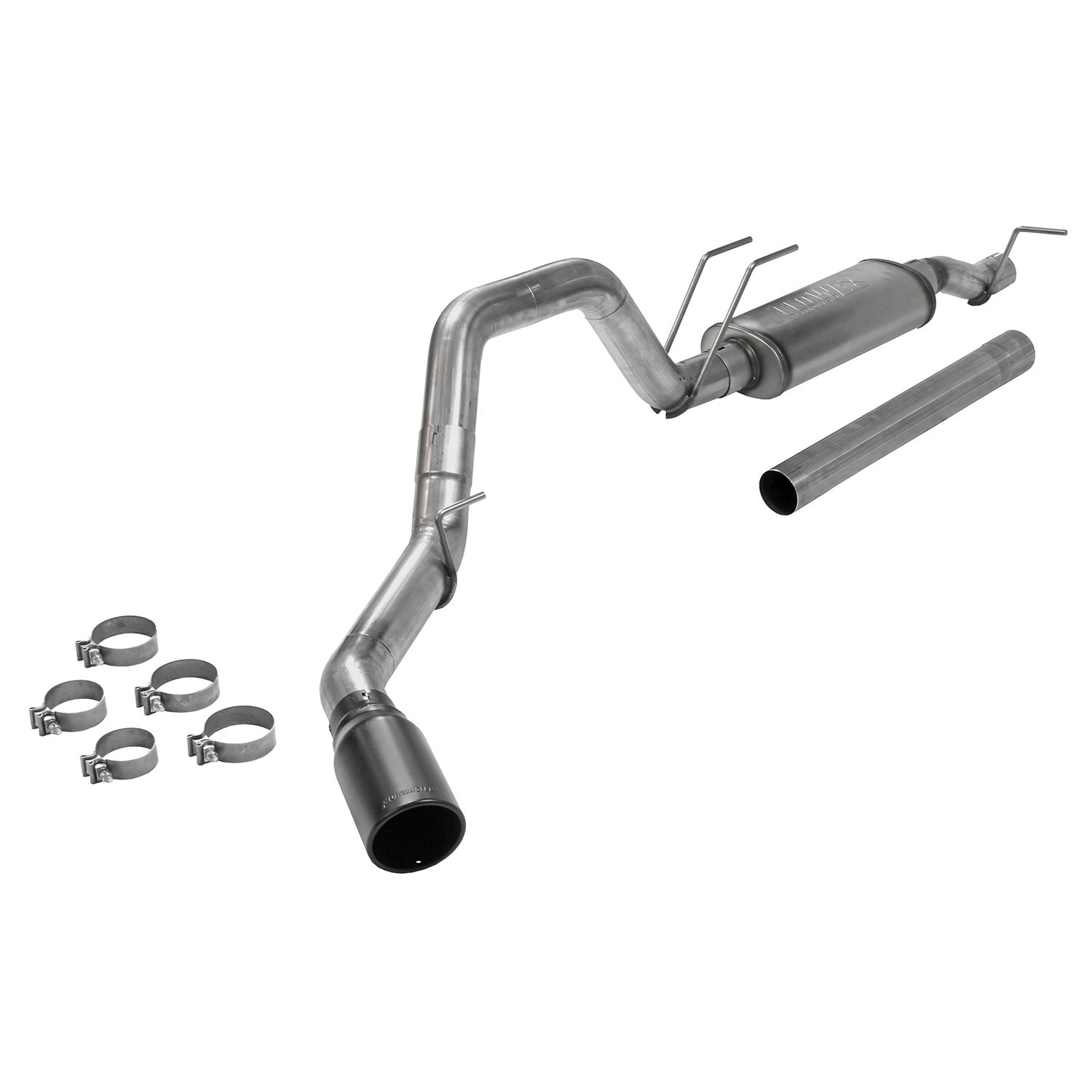 '17-22 Ford F-250/F-350 6.2l/7.3L V8 Flowmaster FlowFX Cat-Back Exhaust System Display of Included Parts