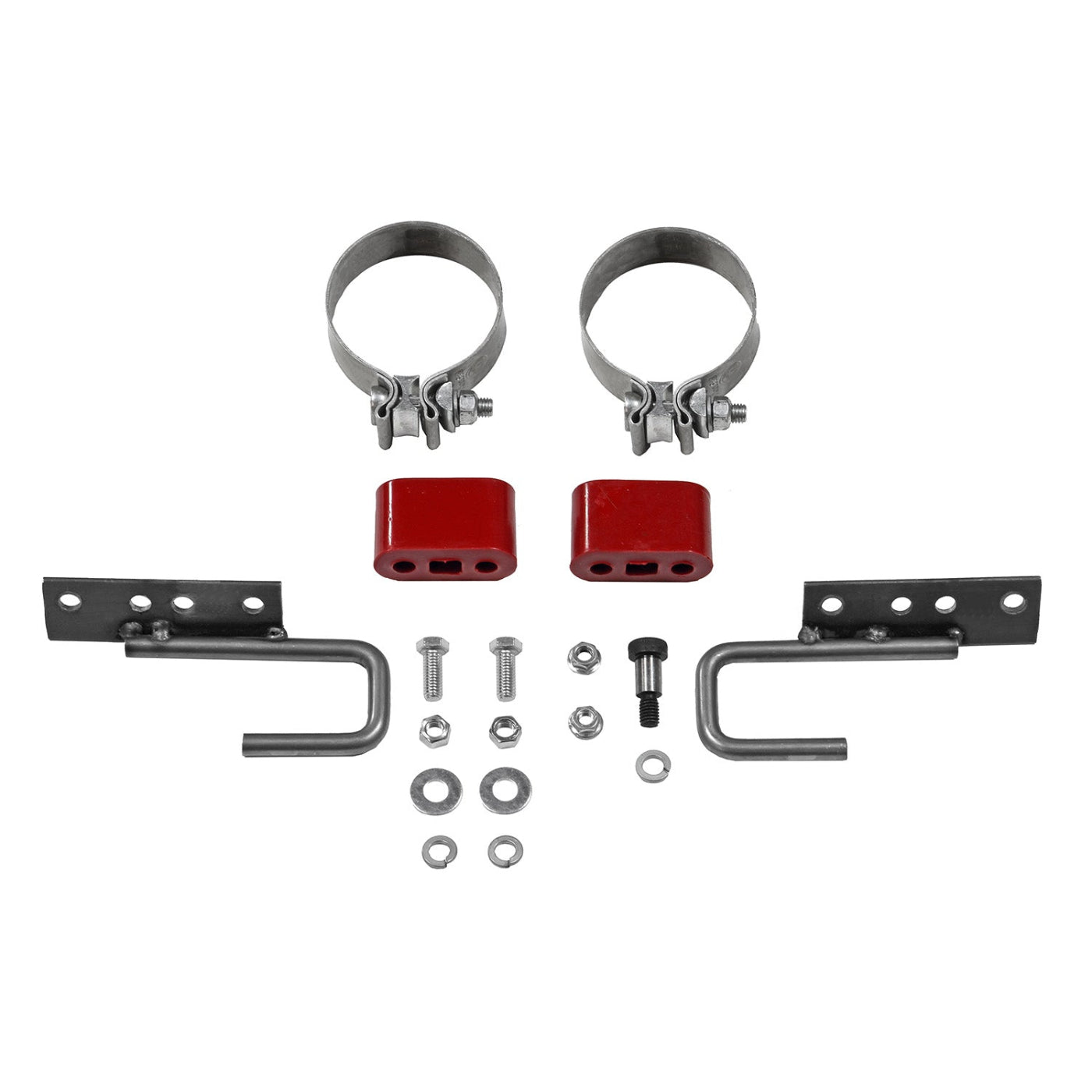 '21-23 Ford Bronco Flowmaster Outlaw Cat-Back Dual Exit Exhaust System Display of Included hardware
