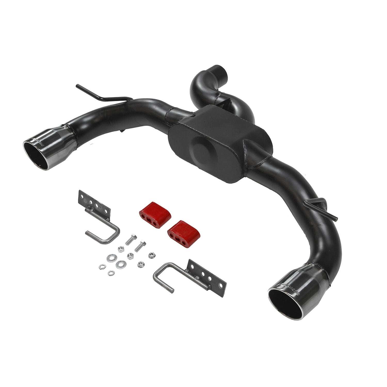 '21-23 Ford Bronco Flowmaster Outlaw Axle-Back Dual Exit Exhaust System Display of Included Parts