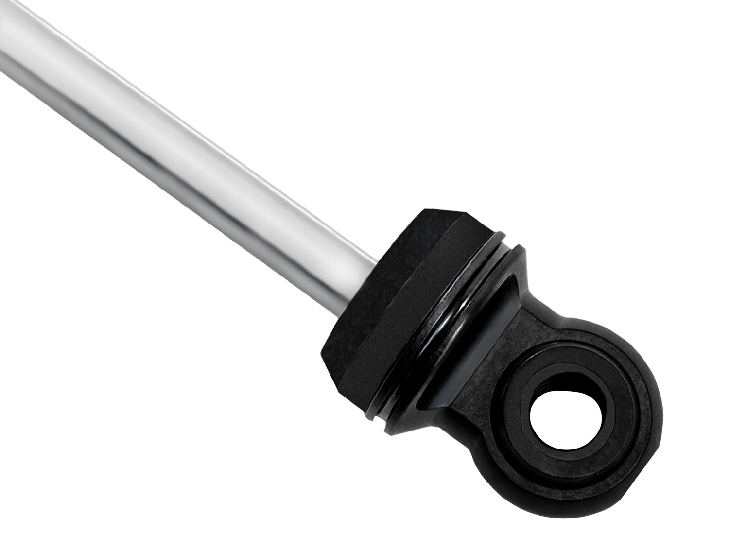 '05-23 Toyota Tacoma Fox Performance Elite Series RR 2.5 Rear Shocks (2-3" Lift) Close-up Display
