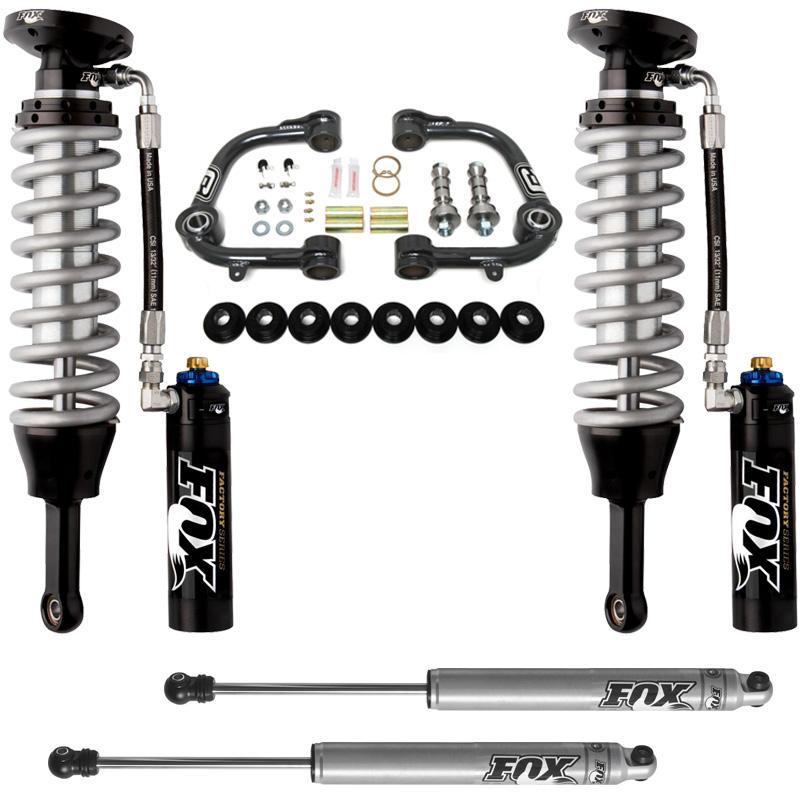 '96-04 Toyota Tacoma Pre/4wd Camburg FOX 2.5 Factory DSC Kit Display of Included Parts