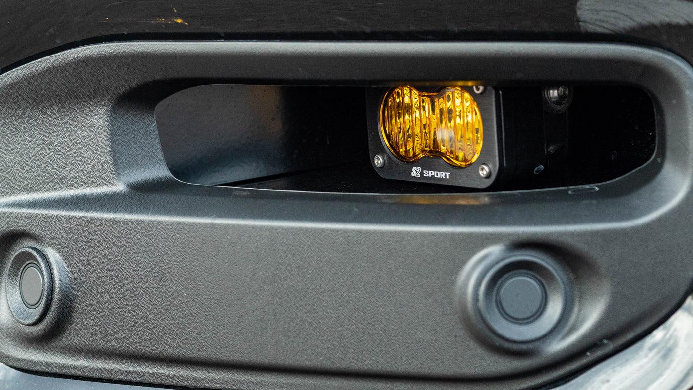 '19-21 Ram 2500/3500 Baja Designs S2 Fog Pocket Kit close-up Display on Vehicle