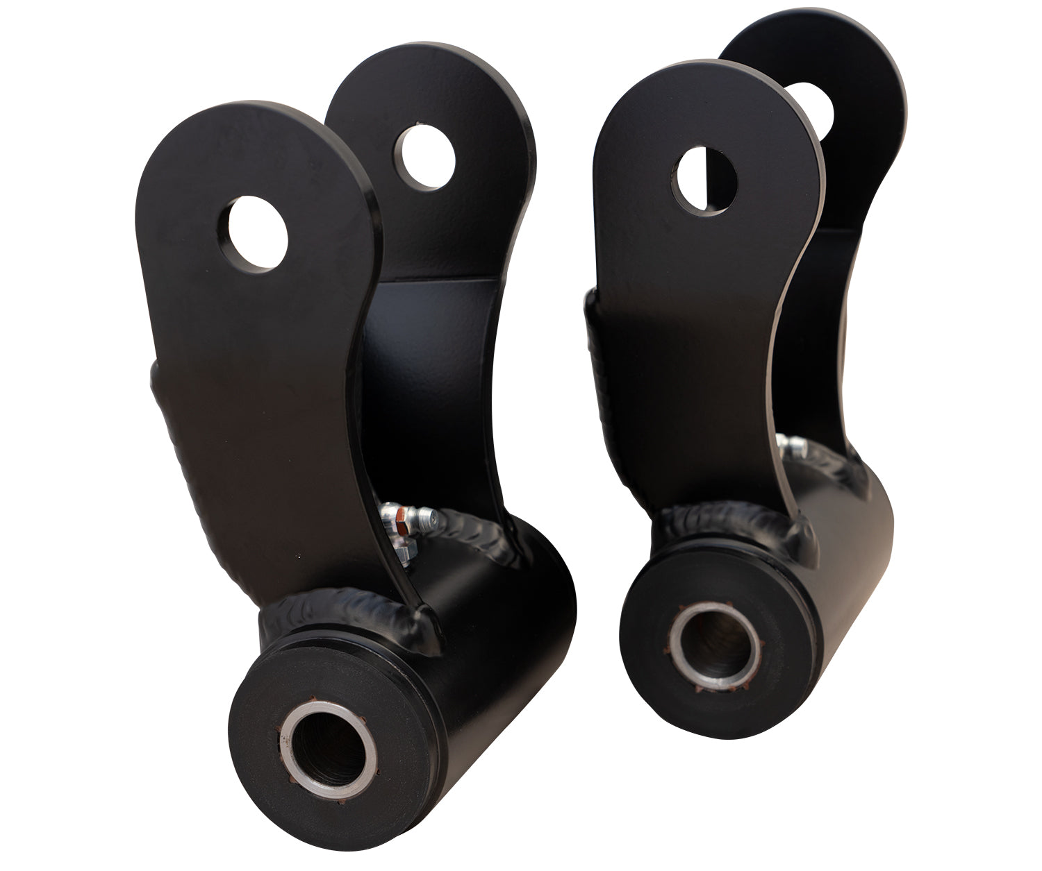 '05-24 Ford F250/F350 Carli Leaf Spring Shackle Close-up Display