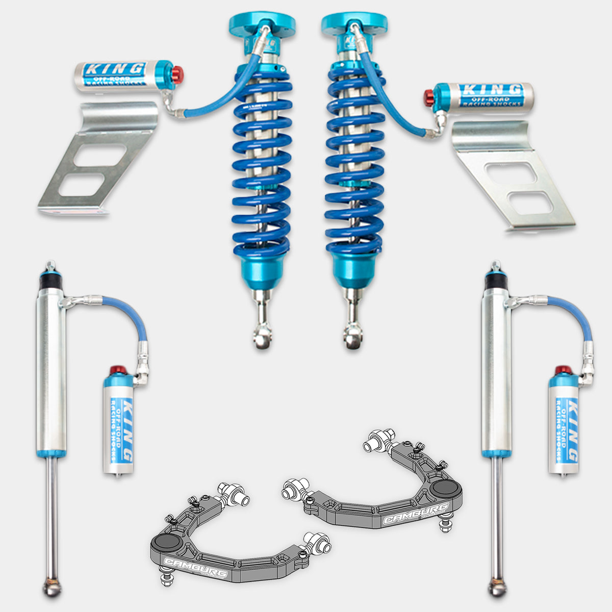 '07-21 Toyota Tundra King 2.5 RR EXT Travel Coilovers & Rear Shocks w/ Adjusters