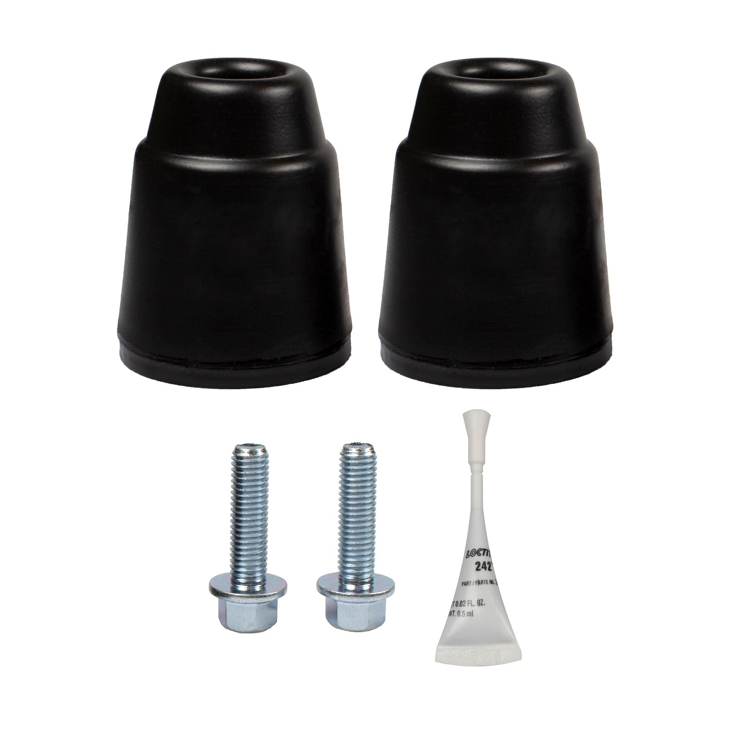 '05-15 Toyota Tacoma DuroBumps Front Bump Stops - DBF212 Display of Included Parts