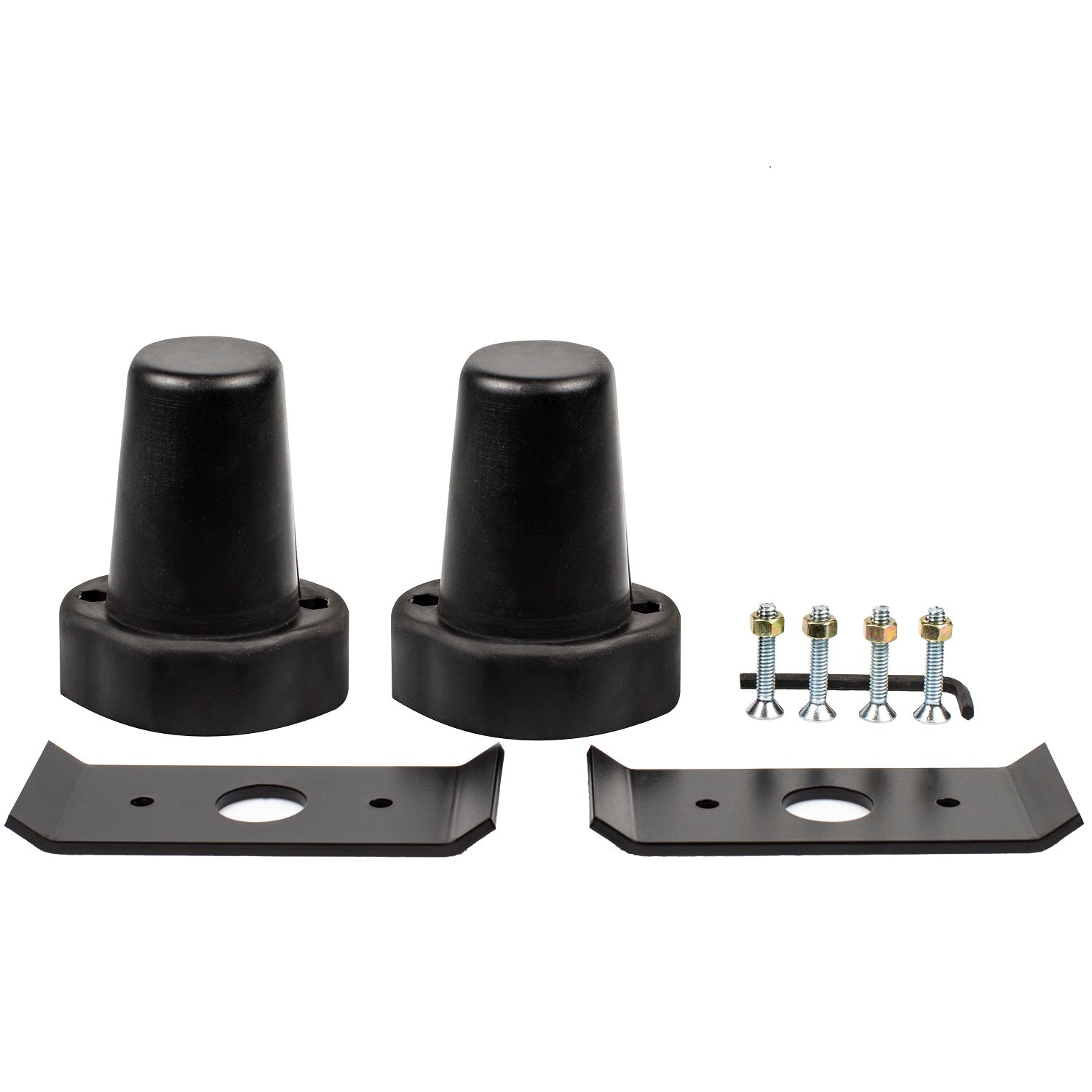 '16-23 Toyota Tacoma DuroBumps 3.5" Rear Bump Stops - DBR35TU Display of Included Parts