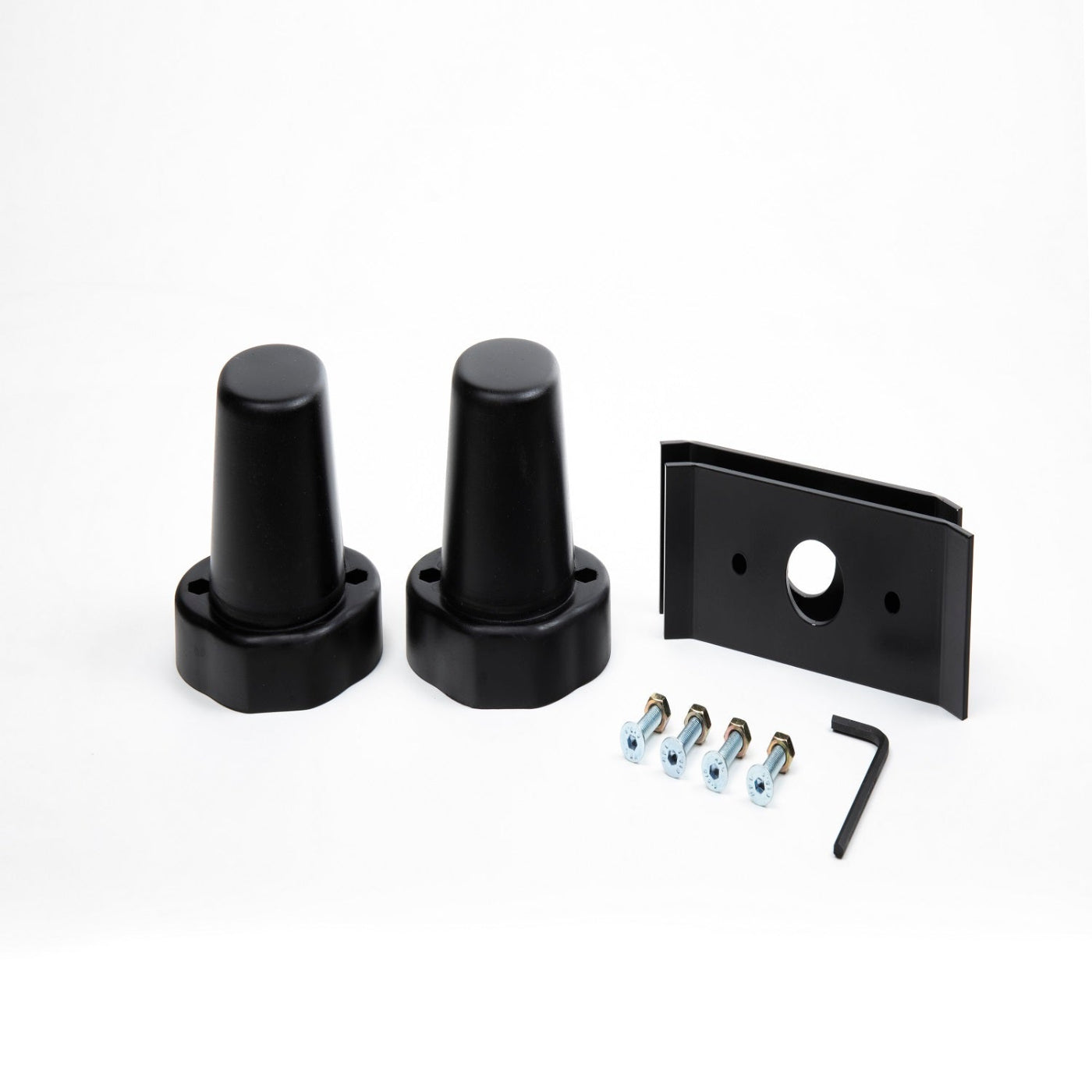 '05-15 Toyota Tacoma DuroBumps 3.5" Rear Bump Stops Display of included Parts