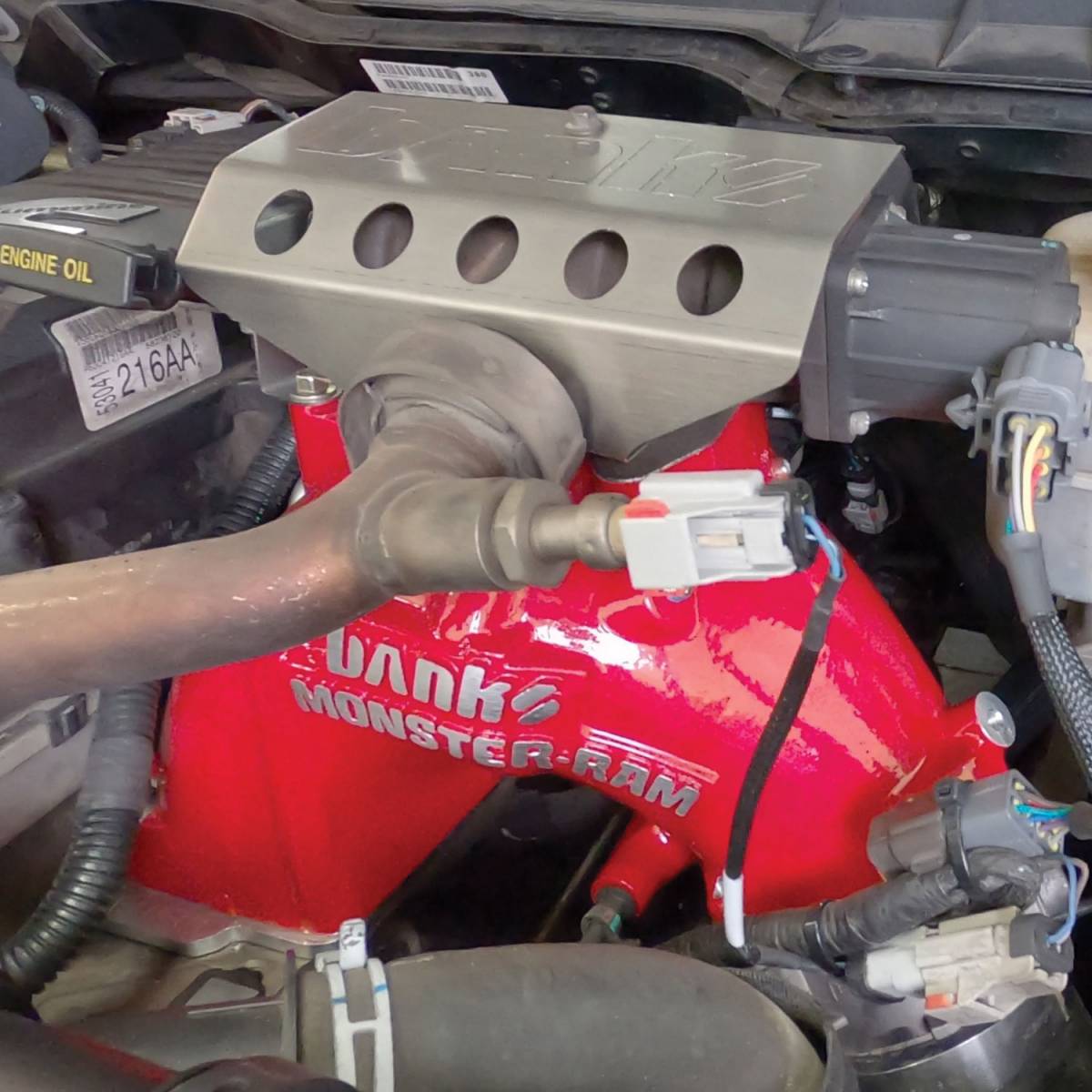 '19-21 Ram Cummins Gen 2 Monster-Ram® Intake System display in Vehicle