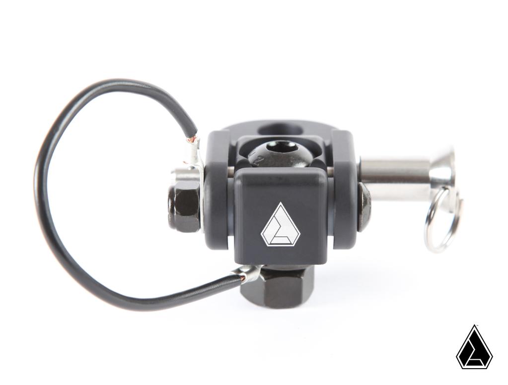 Assault Industries Quick Release Folding Whip Mount close-up Display