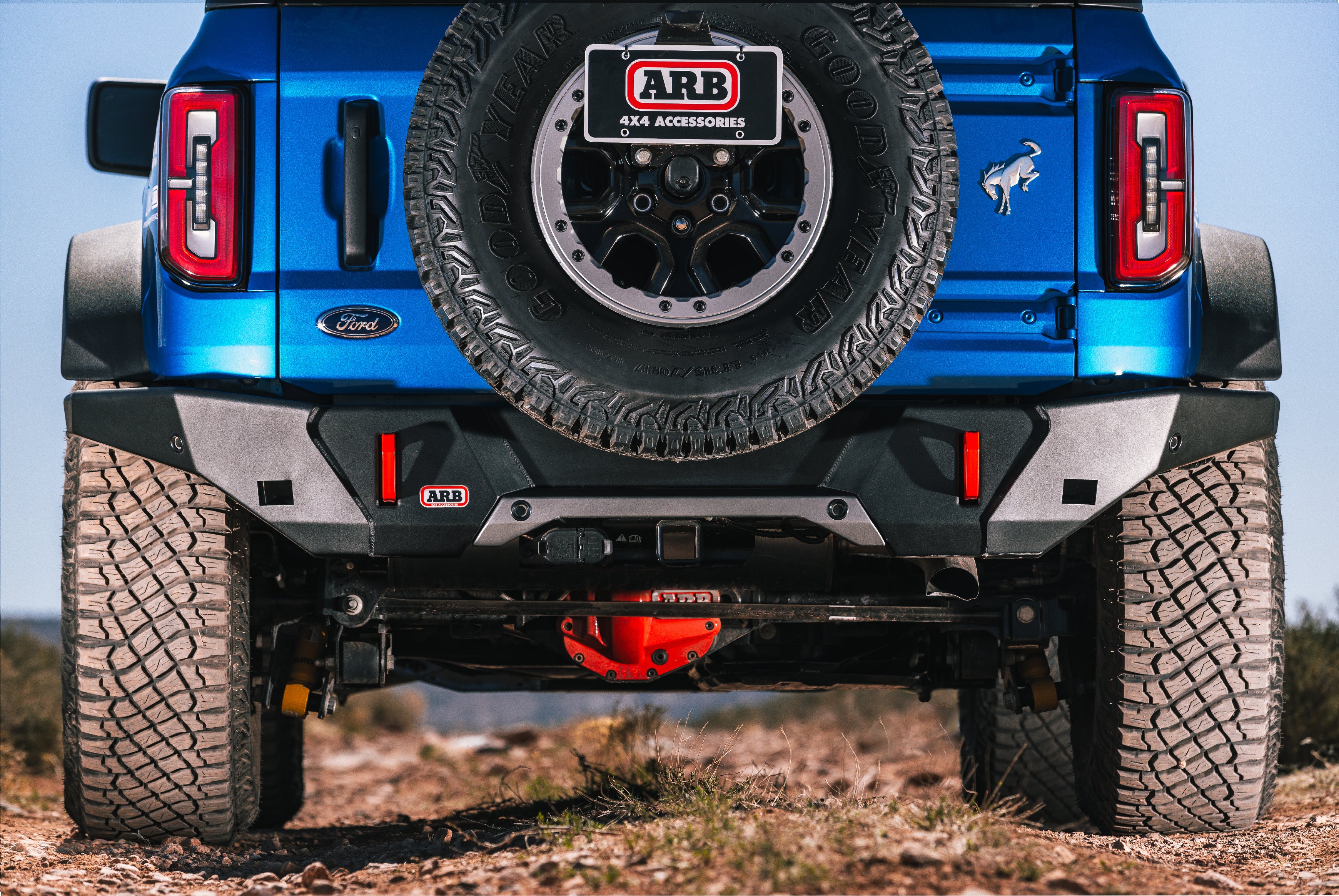 '22-23 Ford Bronco ARB Air Locker Locking Rear Differential for Dana M220 Axles display on Vehicle (Rear View)