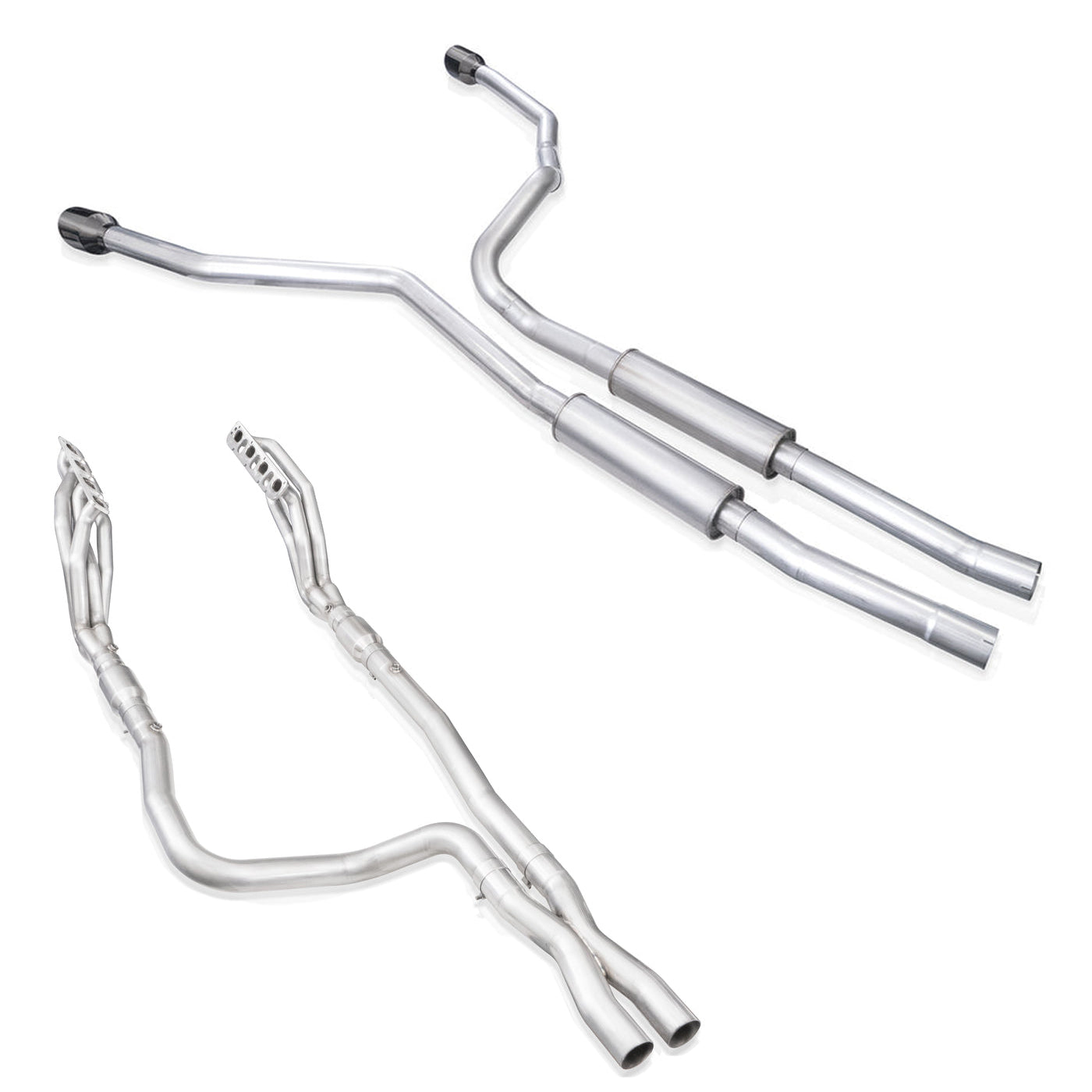 '21-23 Ram TRX 6.2L Catback Exhaust & Long Tube Header Combo Kit Stainless Works display