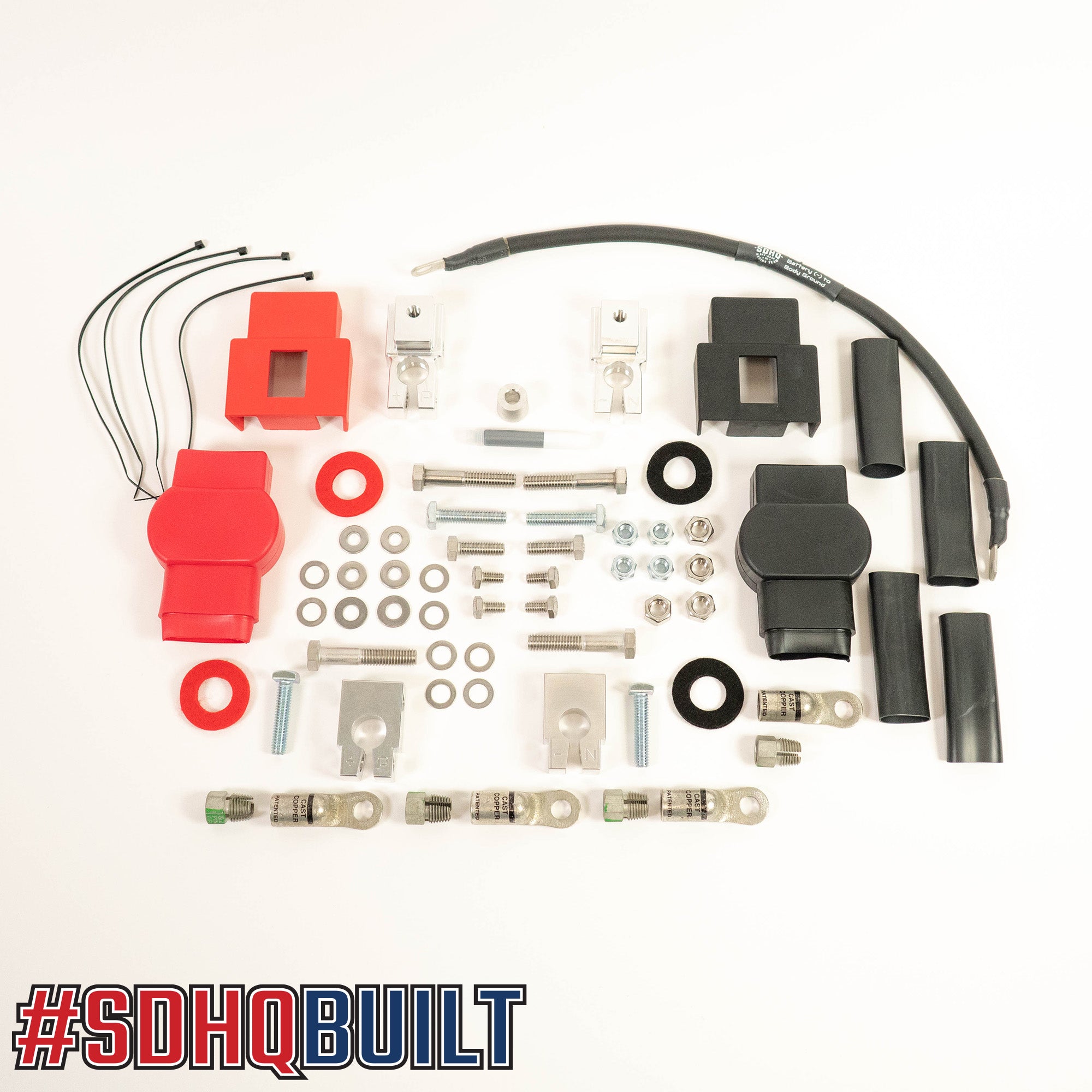 '17-Current Ford Super Duty SDHQ Built Billet Battery Terminal Kit