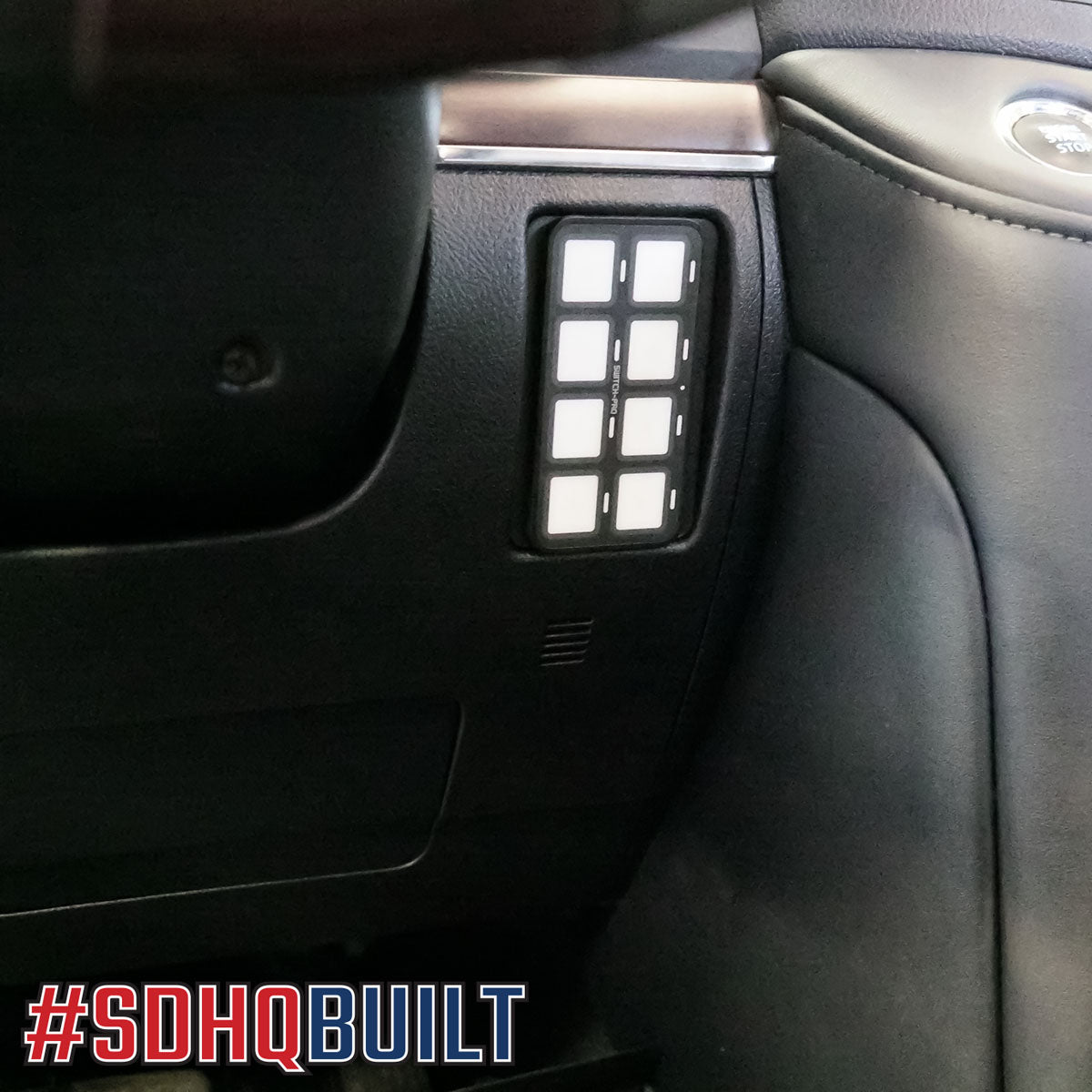 '08-21 200 Series Toyota Land Cruiser SDHQ Built Switch-Pros Vertical Keypad Mount