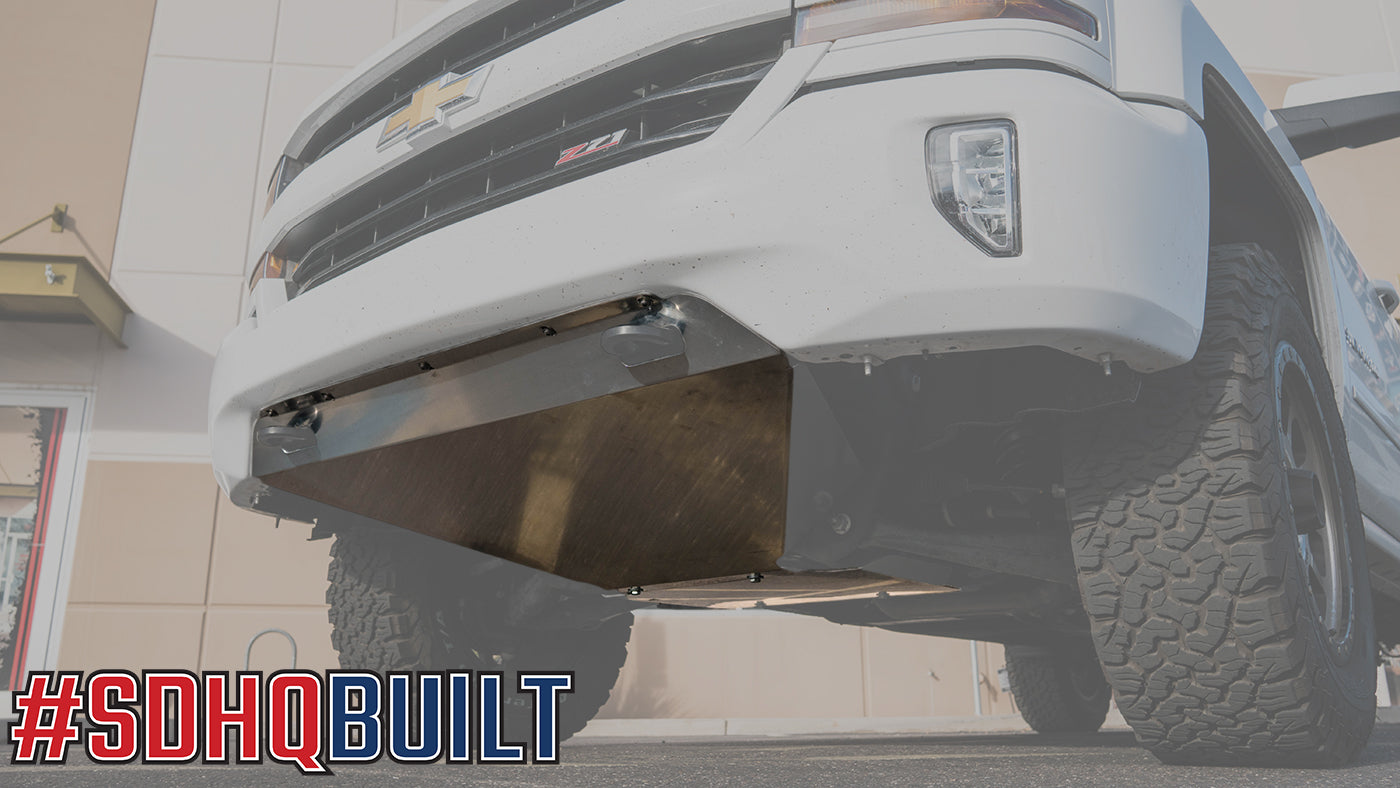 '16-18 Chevy 1500 SDHQ Built Skid Plate System