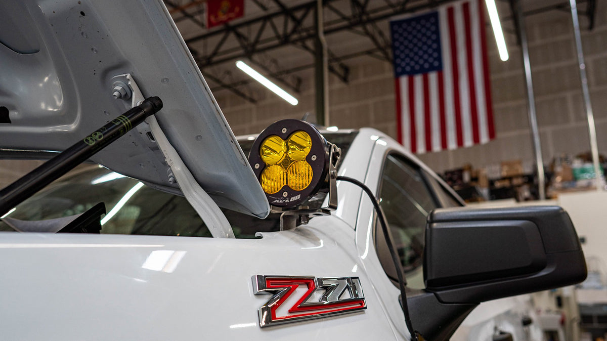 '19-24 GMC 1500 SDHQ Built A-Pillar Light Mounts