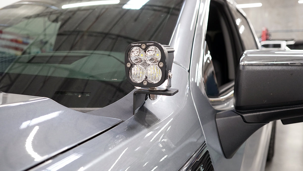 '19-24 GMC 1500 SDHQ Built A-Pillar Light Mounts