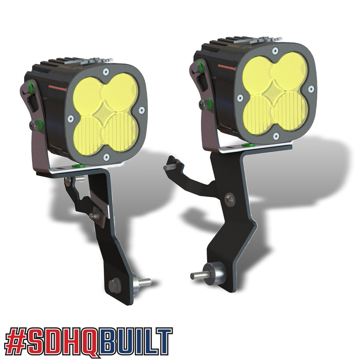 '19-24 GMC 1500 SDHQ Built A-Pillar Light Mounts