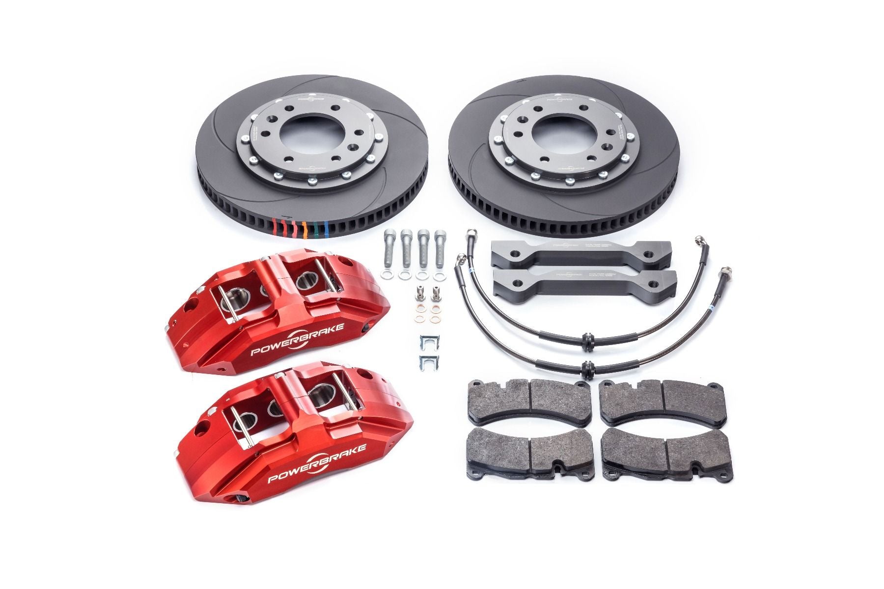 Stage-2 Big Brake Kit / Red (90-97 LC 80 Series) Powerbrake parts