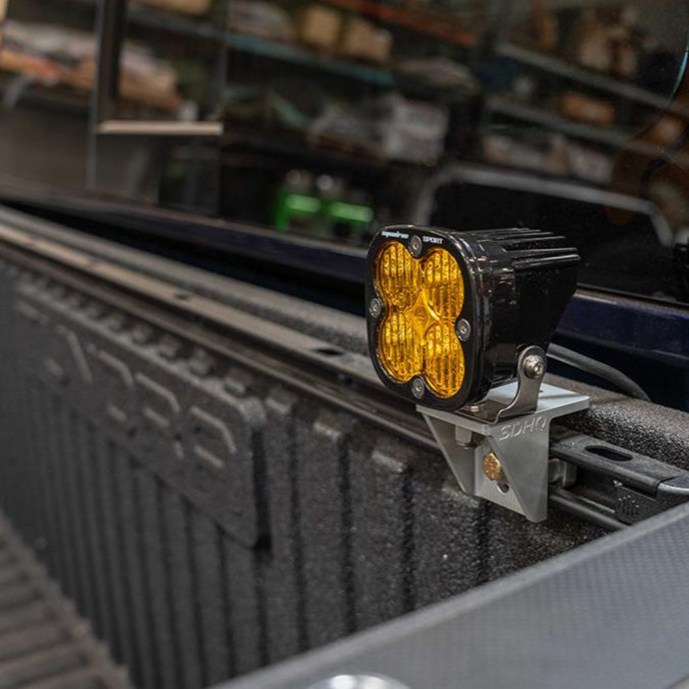 '22-25 Toyota Tundra SDHQ Built Billet Chase Light Mounting Kit installed