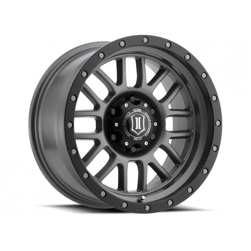 Alpha | 17" Wheel Matte Titanium Display