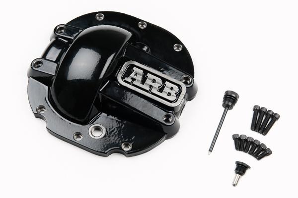 ARB Differential Cover for Chevy 10 Bolt Axles Display of Parts Included (Face View) Black