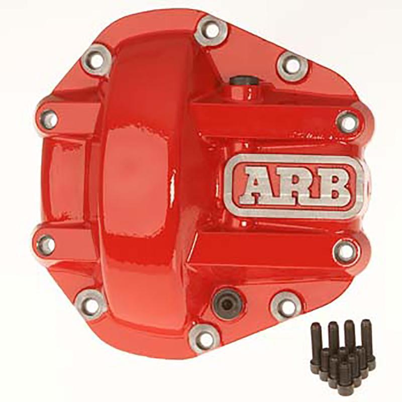 ARB Differential Cover for Dana 44 Axles Display of Included Parts (Face View) Red