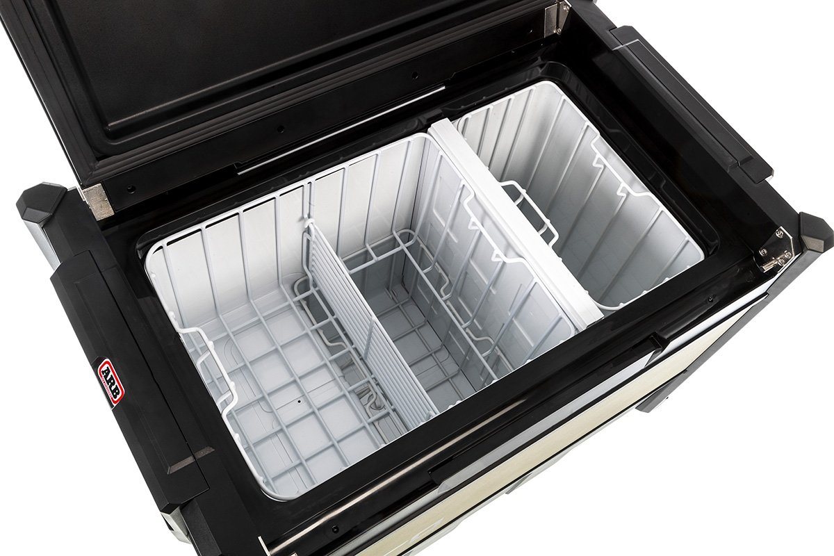 Zero Dual Zone Fridge Freezer-101QT Coolers ARB (interior view)