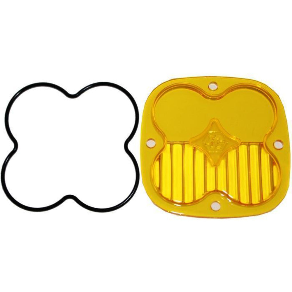 Squadron Series Lens Kit Lighting Baja Designs Amber Driving/Combo Display of Included Parts