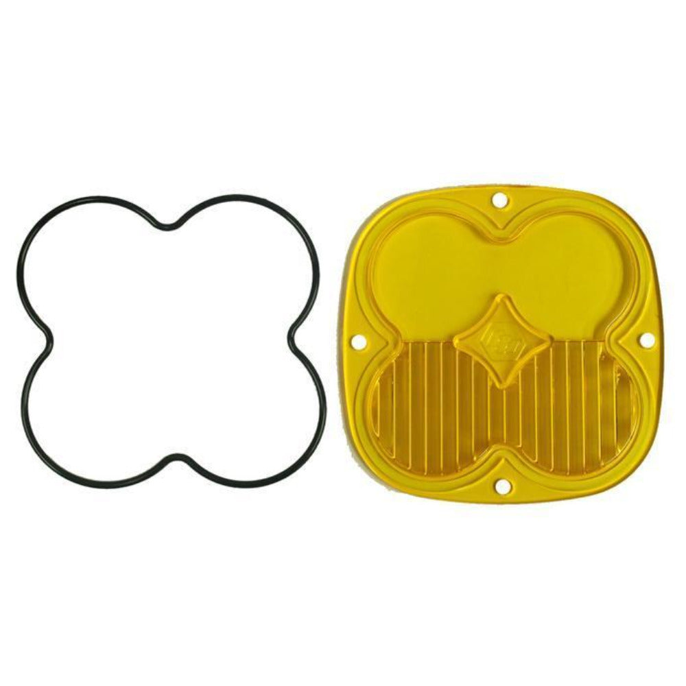 XL Series Lens Kit Lighting Baja Designs Amber Driving/Combo Display of Included Parts